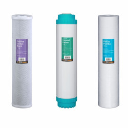 Whole House - Filter set - 20" x 4.5" Standard 1 Year (1SED, 1GAC, 1ACB)