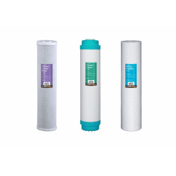 Whole House - Filter set - 20" x 4.5" Standard 1 Year (1SED, 1GAC, 1ACB)