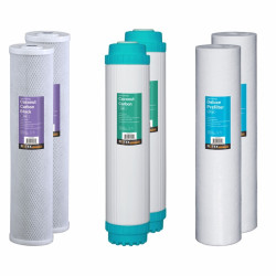 Whole House - Filter set - 20" x 4.5" Standard 2 Year (2SED, 2GAC, 2ACB)